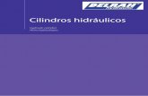 Cilindros hidráulicos - Suministros de Hidráulica y ... · PART Nº STROKE (mm) THREAD KG/100BAR PISTON ROD (mm) PISTON (mm) SE25100 100 3/8” Gas 490 25 32 H9 SE25150 150 3/8”
