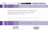Guía de práctica clínica Hipertensión arterial primaria (hta · primaria (hta) Sistema General de Seguridad Social en Salud – Colombia Guía para profesionales de la salud 2013