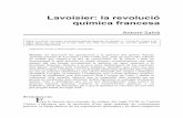 Lavoisier: la revolució química francesa - shnb.org · Antoine-Laurent de Lavoisier (1743-1794) que, amb un innovador mètode de treball que emprava la llei de conservació de la