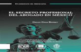 EL SECRETO PROFESIONAL DEL ABOGADO … · el secreto profesional del abogado en mÉxico universidad nacional autÓnoma de mÉxico instituto de investigaciones jurÍdicas ilustre y