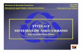 SISTEMAS DE ASEO URBANO - Biblioteca IDEAM …documentacion.ideam.gov.co/openbiblio/bvirtual/002895... · Ministerio de Desarrollo Económico Dirección de Agua Potable y Saneamiento