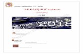 LE PASQUIN POÉTICO - estaticos2.ileon.comestaticos2.ileon.com/resources/files/2018/5/7/1525694066257LE... · PROGRAMA ‘LE PASQUIN’ POE TICO, 2018 ... En 2014, El Fondo Poético