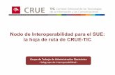 Nodo de Interoperabilidad para el SUE - la hoja de ruta de ... · mejorar la calidad, la eficacia y la eficiencia de las universidades españolas ... través de la Plataforma de intermediación