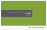 Encuesta de opinión pública en la Ciudad de Méxicobuendiaylaredo.com/publicaciones/369/CONTINGENCIA.pdf · Diseño de la muestra El diseño de la muestra es probabilístico ...