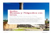 Italia: Roma y Nápoles en tren - Logitravel · La Fontana di Trevi es la fuente más famosa del mundo y la más ... 100.000 € aproximadamente ... Prueba una de las recetas italianas