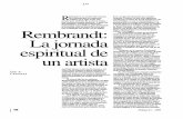 Rembrandt: La jornada espiritual de un artistachristintheclassroom.org/vol_20/20cc_517-520.pdf · muestras que su primordial interés era el arte. ... con el fin de apelar a los ávidos