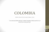 COLOMBIA Argentina conforma su sistema de educación media con una matriz selectiva Nace en la primer mitad del siglo XX, se consolida hacia mediados de siglo. ... 1884 Ley 1420 primaria