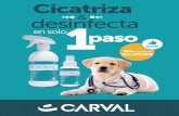 MANUAL DE HERIDAS - carvalcorp.com veterinaria... · Los cuidados post operatorios son esenciales para una completa recuperación. Manejo de heridas quirúrgicas con Ciclorac Después