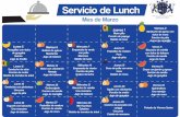 Servicio de Lunch - rafaelbucheli.com · Bolitas de quinua Mandarina Jugo de babaco Míercoles 7 Empanada de verde con pollo Manzana Batido de taxo Jueves 8 Pastelito de maduro Pera