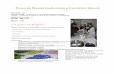 Curso de Plantas medicinales y Cosmética Naturallaalqueriadevalverde.es/uploads/2015/01/ficha-1-biocultura-curso-p... · en varios cursos de plantas medicinales , aromaterápia y