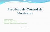 Prácticas de Control de Nutrienteserec.ifas.ufl.edu/media/erecifasufledu/docs/pdf/bmpworkshops/2015/... · Prácticas de Control de Nutrientes ... Llevar al Laboratorio en 24 hs