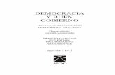 DEMOCRACIA Y BUEN GOBIERNO - FRANCISCO …€¦ · DEMOCRACIA Y BUEN GOBIERNO ... - La pluralidad de la sociedad civil peruana: nuevo escenario, ... el Estado y las exportaciones