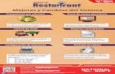 Mejoras y Cambios del Sistemaarchivos.gdlsystems.net/Alester/SoftRestaurant/folleto_soft... · Bixolon “SRP-270”. Nuevo componente para envío de correo ... Configuración de