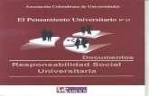 Asociación Colombiana de Universidades - Primera - CNA€¦ · La reflexión en ASCUN sobre la responsabilidad social universitaria ha derivado en nuevas concep- ... las funciones
