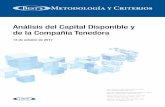 Análisis del Capital Disponible y de la Compañía … · Límites sobre el Crédito de Capital: Apalancamiento Financiero y BCAR ... Best analiza las características y características