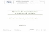 Manual de Organización, Funciones y Cargos - …€¦ · Descripción de las Siglas 6 ESTRUCTURA ORGANIZACIONAL Y FUNCIONAL ... El presente Manual de Organización, Funciones y Cargos