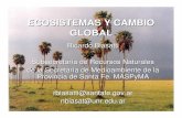 ECOSISTEMAS Y CAMBIO GLOBAL - … Biassati... · ECOSISTEMAS Un ecosistema es una unidad estructural y funcional de la naturaleza que reúne componentes bióticos (plantas y animales)