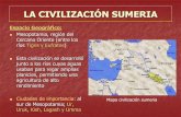 LA CIVILIZACIÓN SUMERIA - ecotec.edu.ecinvestigaciones\estudiantes... · LA CIVILIZACIÓN SUMERIA Espacio Geográfico: Mesopotamia, región del Cercano Oriente (entre los ríos Tigris