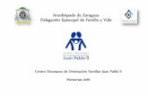 Arzobispado de Zaragoza Delegación Episcopal de Familia … · “El bien de la familia es decisivo para el ... Afectividad para Docentes, con la ... nos ayudan a realizar cambios