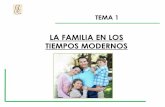 LA FAMILIA EN LOS TIEMPOS MODERNOSfiles.grupopioxii.webnode.mx/200000422-4a25c4b1e6/tema1 La famiia... · Por qué estos cambios en la familia La familia mexicana ha sufrido transformaciones