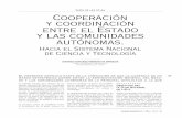 Cooperación y coordinación entre el Estado y las ... · ECONOMÍA INDUSTRIAL N.o 354 • 2003 / VI 37 Cooperación y coordinación entre el Estado y las comunidades autónomas.