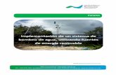 Panamá al cambio climático - gwp.org · David Vega Centro de Investigaciones Hidráulicas e Hidrotécnicas ... experiencia obtenida en la implementación de este sistema de molino,