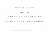 Reglamento de la Dirección General de Selecciones ... · reglamento de la direccion general de las ... mexicanas de futbol, ... del entrenador nacional artÍculo 13