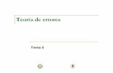 Tema42015-16 [Modo de compatibilidad]delegacion.topografia.upm.es/.../2016/03/Tema4-teoria-de-errores.pdf · Detección y eliminación de estos errores antes del procesado, pues los