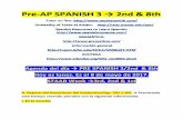 Agenda del día → PRE SPANISH 3/2nd & 8th Hoy es … · Agenda del día → PRE SPANISH 3/2nd & 8th Hoy es lunes. Es el 8 de mayo de 2017. A. Repaso del Imperfecto del Subjuntivo/Pgs.
