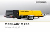 MOBILAIR M 200 - mx.kaeser.commx.kaeser.com/m/Images/P-5200-MX-tcm325-179050.pdf · 4 5 Tanque de combustible transparente y de gran capacidad La capacidad del tanque es suficiente