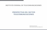 PROSPECTIVA DEL SECTOR TELECOMUNICACIONES · • Nuevos derechos de acceso a TICs y a servicios de telecomunicaciones, incluido el de banda ancha. • Las políticas públicas y regulatorias