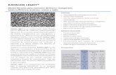 Katalox Light - Ficha Tecnica 06122016 - carbotecnia.info · para la remoción de numerosos contaminantes del agua y aire. En un proceso propio patentado, granos de Zeolita ... cual