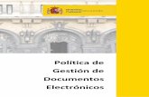 Política de Gestión de Documentos Electrónicos - Inicio · estrategias de gestión de riesgos en materia de política de gestión de documentos electrónicos deberán alinearse