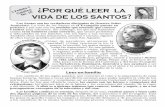 Folleto ¿Por qué leer la vida de los santos?libreriaclaretweb.com/wp-content/uploads/2016/08/Por-qué-ler-la... · 5 San Antonio María Claret, Escritos Autobiográficos, Madrid,