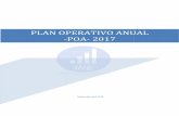 PLAN OPERATIVO ANUAL POA- 2017 - ine.gob.gt · Plan Operativo Anual 2017 El tema de las Estadísticas en Guatemala, involucra directamente al Instituto Nacional de Estadística -INE-,