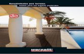 Revestimientos para terrazas. - FUSTES … Werzalit.pdf · 5 Resistente y duradero Los revestimientos para terrazas WERZALIT constan del material de madera y polímero de alta calidad