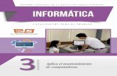 TERCER SEMESTRE - Colegio de Bachilleres del Estado de …cobachsonora.edu.mx/files/semestre3-2016/informatica2.pdf · de computadoras. COLEGIO DE BACHILLERES DEL ESTADO DE SONORA