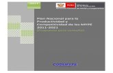 Plan Nacional para la Productividad y Competitividad … · Plan Nacional para la Productividad y Competitividad de las MYPE 2011-2021 (Propuesta para consulta) CONSEJO NACIONAL PARA