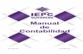Manual de Contabilidad - iepcgro.mxiepcgro.mx/PDFs/MarcoLegal/manuales/Manual de... · La contabilidad de las organizaciones, tanto públicas como privadas, forma parte, a su ...