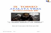IX TORNEO ATALAYA VIGIA - Página principalatalaya-vigia.es/docs/bases40k2013.pdf · WARHAMMER 40K +++ los GARRAPATOS se van de camping +++ GT ZARAGOZA (GARRAPATO TOUR Zaragoza) ...