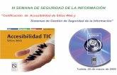 III SEMANA DE SEGURIDAD DE LA INFORMACIÓN · norma UNE 147103 española Febrero 2001 TÍTULO Planificación y gestión de las áreas y parques de juego al aire libre ... ISO 90003