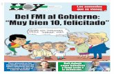 Edición de 24 páginas En la noticia La Plata, sábado 1º de ... · LA PLATA, SÁBADO 1º DE SEPTIEMBRE DE 2018 3 Del FMI al Gobierno: “Muy bien 10, felicitado” En foco Argentina