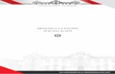 Mensaje a la Nación - portal.andina.pe · 197º aniversario de la independencia del perÚ mensaje a la naciÓn – 28 de julio de 2018 2 apertura ...
