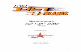 Manual del usuario Fast T-Jet Blazer - T-Biz Network · Este manual no siempre seguirá la secuencia del video/DVD que usted ... Búsqueda de fallas con la impresión de la tinta