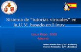 Sistema de “tutorías virtuales” en la U.V. basado en ...informatica.uv.es/~pmorillo/papers/pmorillo_expo00.pdf · Conceptos y Consideraciones Cliente-Servidor, Arquitectura de