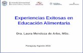 Experiencias Exitosas en Educación Alimentaria - … · Guías Alimentarias del Paraguay Instrumento educativo que adapta los conocimientos científicos sobre requerimientos nutricionales