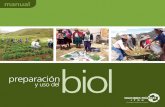 manual - Portal de contenidos educativos · cuarios como material de capacitación y consulta en temas relacionados a la elaboración y producción de biol. ... biofertilizante líquido,