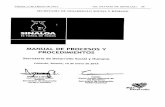 MANUAL DE PROCESOS Y PROCEDIMIENTOS - …ordenjuridico.gob.mx/Documentos/Estatal/Sinaloa/wo101846.pdf · certificando los procesos de un SGC. ... Departamento de Impacto, Riesgo y