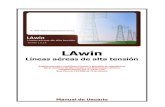 LAwin - Software Técnico para Ingeniería y Arquitectura · Designación de cables: Se adopta una nueva designación para cables que sigue la norma UNE EN 50182 - 2001. ... El cálculo