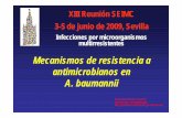 Mecanismos de resistencia a antimicrobianos en A. … · • Amplio espectro (FEP y CP), excepto AZT. ... Belen Padilla Created Date: 6/24/2009 6:31:38 PM ...